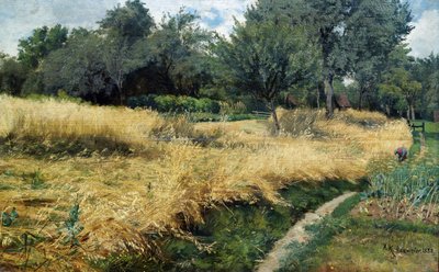 Cosecha de avena de Friedrich Kallmorgen